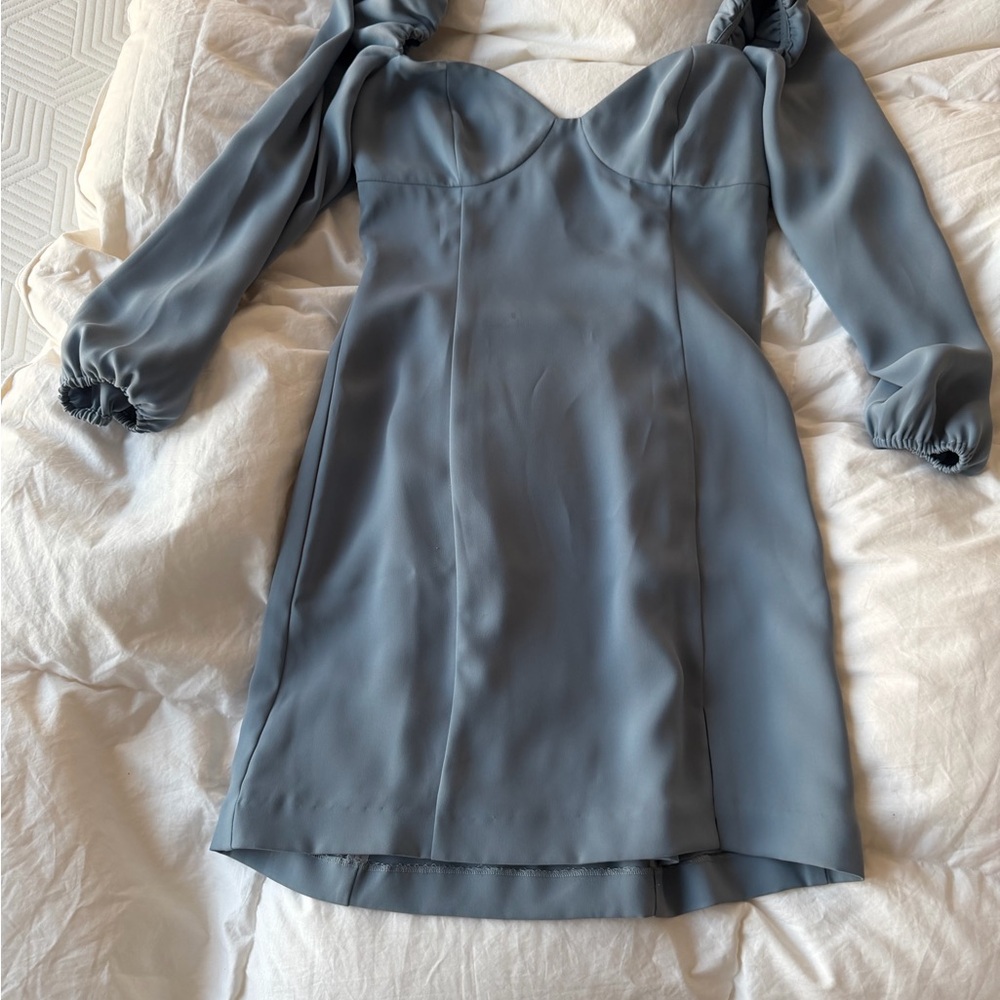 Aritzia Blue Wedding Dress